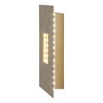 LED-wandlamp Pyramid speckled ijzer - Goud