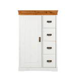 Commode Formentera Massief grenenhout - Wit/Bruin