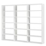 Bibliothèque Empire Blanc mat - Blanc crème - 276 x 221 cm