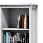 Boekenkast Karelien Deels massief grenenhout - wit - Breedte: 48 cm