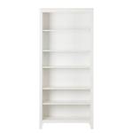 Boekenkast Karelien Deels massief grenenhout - wit - Breedte: 88 cm