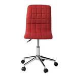 Chaise de bureau Arava Tissu / Métal - Rouge