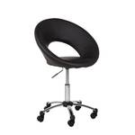 Chaise pivotante de bureau Frieder I Imitation cuir - Noir