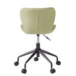 Chaise de bureau Harmi Tissu / Métal - Beige vert