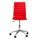 Chaise de bureau Marilyn Imitation cuir - Rouge