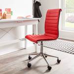 Chaise de bureau Marilyn Imitation cuir - Rouge