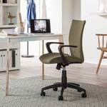 Chaise de bureau pivotante Maze Tissu - Kaki