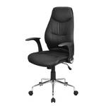 Chaise de bureau pivotante Tisegna Noir