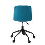 Chaise de bureau Vetla Tissu / Matériau synthétique - Bleu