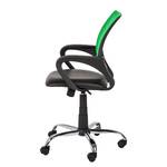 Chaise de bureau pivotante Wayne Noir / Vert