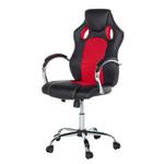 Gaming Chair Yanis Kunstleder / Mesh - Schwarz / Rot - Schwarz / Rot