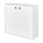 Ensemble de bureau BOXY (7 éléments) Chêne / Blanc