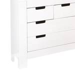 Credenza Kirsa Legno massello di pino Bianco verniciato