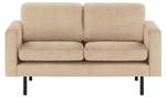 Zweisitzer-Sofa Lioni Creme