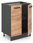 Küchenunterschrank R-Line 45947 Braun - Grau - Holzwerkstoff - 60 x 82 x 60 cm