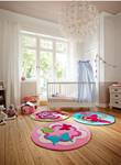 Kinderteppich Butterflies Textil - 100 x 10 x 100 cm