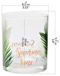 Krosno Deco Summer Time Verres d’eau Verre - 9 x 10 x 9 cm