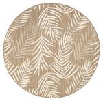 In- & Outdoor Teppich R Malta Leaves Beige - 120 x 120 cm