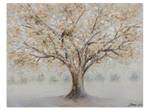Acrylbild handgemalt Transient Feelings Braun - Massivholz - Textil - 100 x 75 x 4 cm