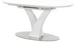 Ausziehbarer Tisch TALARA Weiß - Holzwerkstoff - 95 x 76 x 200 cm