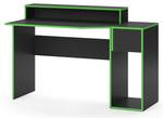 Bureau ordinateur Kron noir/vert set 2 Noir - Vert