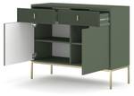 Sideboard MAGGIORE SB104 2D2D Gold - Grün