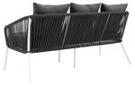 Gartenmöbel-Set BENGAL Grau - Metall - 152 x 71 x 71 cm