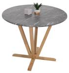 Bistrotisch M56 Braun - Holzart/Dekor - Holz teilmassiv - 92 x 76 x 92 cm