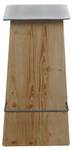 Barhocker L76 Braun - Grau - Holzwerkstoff - Holzart/Dekor - Holz teilmassiv - 47 x 75 x 39 cm