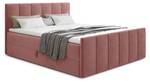 Boxspringbett Star Lux Pink - Breite: 140 cm