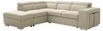 Schlafsofa MELICENA Beige - Textil - 224 x 81 x 263 cm