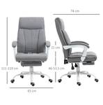 Bürostuhl 921-669V00GY Grau - Textil - 74 x 119 x 65 cm