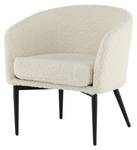 Fauteuil FLUFFY AC 1NOS Blanc - 66 x 71 cm