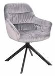 Chaise Astoria Gris - Textile - 60 x 85 x 60 cm