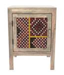 Table de chevet Massaï Marron - Fibres naturelles - 45 x 60 x 40 cm