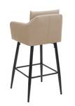 Barhocker H93 Beige - Kunstleder