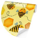 S眉脽er Honig mit Bienen Illustration