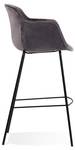 Tabouret De Bar LARISSA Noir - Gris