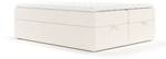 Boxspringbett Freja Creme - Breite: 140 cm