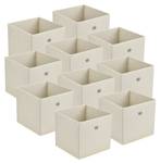 Set 10 Boîtes de Rangement Virrat Beige