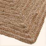 Teppich gewebt Beige 60 x 90 cm Beige - Textil - 60 x 1 x 90 cm