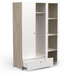 Armoire Izzy Beige - Bois manufacturé - 52 x 186 x 135 cm