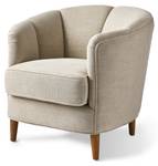 Fauteuil Rue Royale Beige - Textile - 75 x 76 x 80 cm