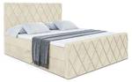 Boxspringbett LEPARO-Z Beige - Breite: 200 cm - H3