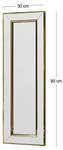 Miroir Dpancher Doré - Bois manufacturé - 4 x 90 x 30 cm