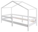 Komplettset hohes Bett Weiß - Holzwerkstoff - 100 x 149 x 207 cm