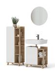 Badmöbel Set Karen 40785 Braun - Weiß - Holzwerkstoff - 60 x 65 x 35 cm