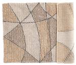 Badematte Loui Braun - Textil - 60 x 2 x 90 cm