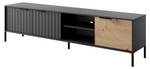 Tv lowboard RAVE RTV203 3D Beige - Schwarz