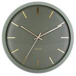 Horloge murale Globe D40cm Fer - Vert